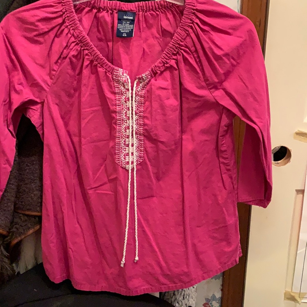 Cotton bohemian top